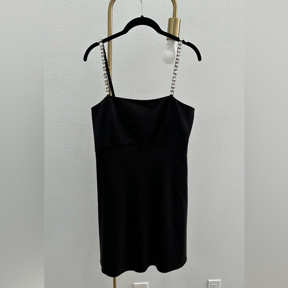 Alice + Olivia Rhinestone Strap Mini Dress - Picture 8 of 11